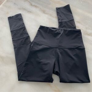 Onzie Black Leggings with Mesh Detail size XS